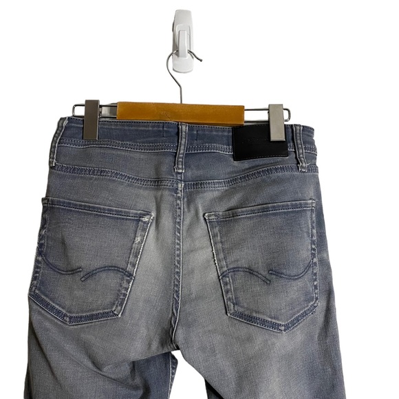 Jack & Jones Men's Slim Fit Button-Fly Denim Jeans - Picture 10 of 12